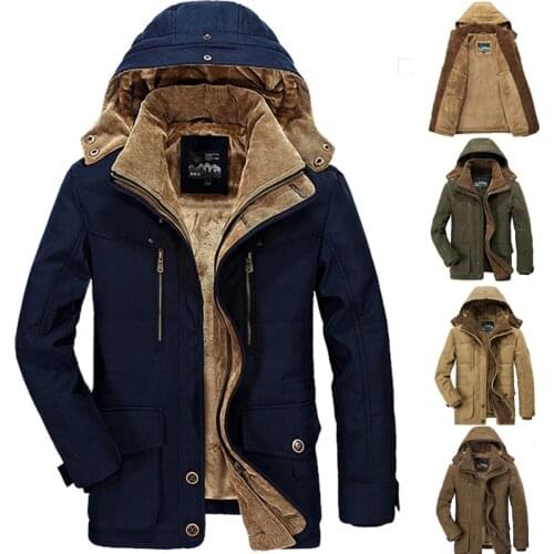 M-5XL Hooded Men Winter Jacket 2018 New Fashion Warm Wool Liner Jacket and Coat Windproof Male Parkas casaco XXXXXL erkek mont