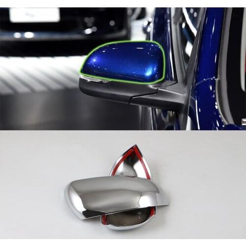 Car Rearviews Mirrors Cover Accessories Exterior Decoration ABS Chrome Trim For Kia K2/Rio 2017