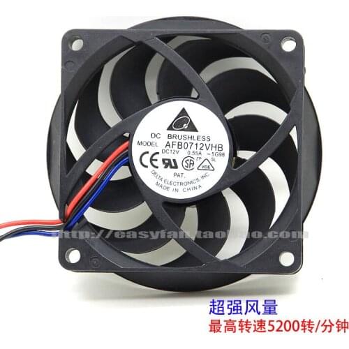 NEW DELTA 7CM 7015 double ball bearing AFB0712VHB cooling fan