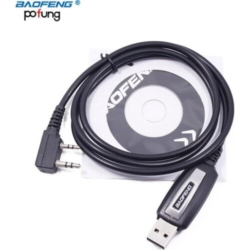 Original Baofeng USB Programming Cable Driver CD For CB Radio Baofeng UV-5R UV-82 BF-888S GT-3 Walkie Talkie Ham Radio UV5R
