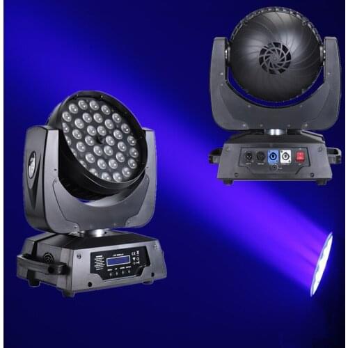 10pcs/lot DMX wash effect 36x10W rgbw 4 in 1 led moving head zoom stage lighting for dj ktv bar disco