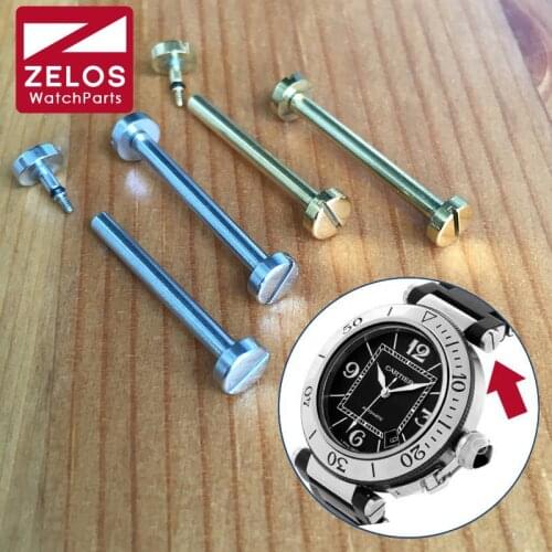 24.7mm screwbar screw tube rod for cartier pasha ceramic watch band link parts