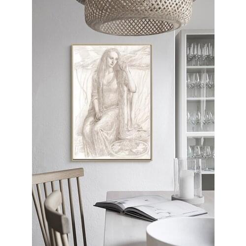 Tom Bombadil Goldberry Lord of Ring Middle Earth Retro Decorative Poster DIY Wall Canvas Sticker Home Bar Posters Home Decor Gif