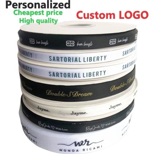 13MM High Quality Customised Print Brand Logo Gift Wrapping Luxury Satin Ribbon Roll