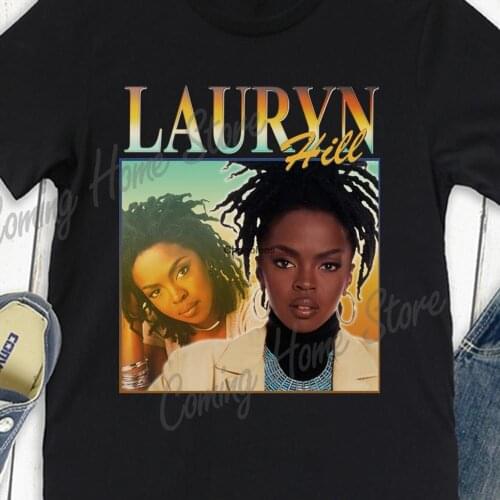 Lauryn Hill Shirt Vintage Retro T shirtand Women Size Tee