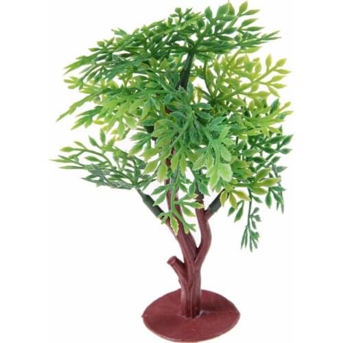 1PCS 9 cm Dollhouse Miniature Scale Model Tree Dollhouse Scenery Layout Landscape Model Trees Dolls Accessories