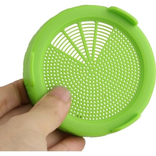 2pcs Sprouting Lids Wide Mouth Mason Jar Screen Sprouting Strainer Lid Kit for Growing Bean Broccoli Alfalfa Salad Sprouts