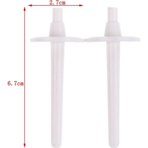 2pcs/Set Spool Pins Spoon Stand Holder White Plastic Sewing Machine Parts Sewing Tools Knitting Accessories