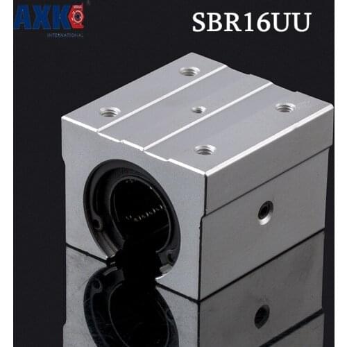 2021 Thrust Bearing Rodamientos Sbr16 Block Sbr16uu 4pcs/lot /sme16uu 16mm Shaft Linear Sbr Cnc Router Components Ball Bearing