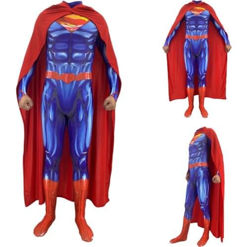 3D printing Superhero man Cosplay Costume Zentai Superhero Bodysuit Suit Jumpsuits kids costume halloween costumes