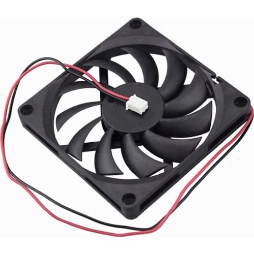 4PCS Brushless Cooling Fan 8010 Cooling Fan 5V 12V 24V 2 Pin 80x80x10mm Pc Computer CPU System Heatsink