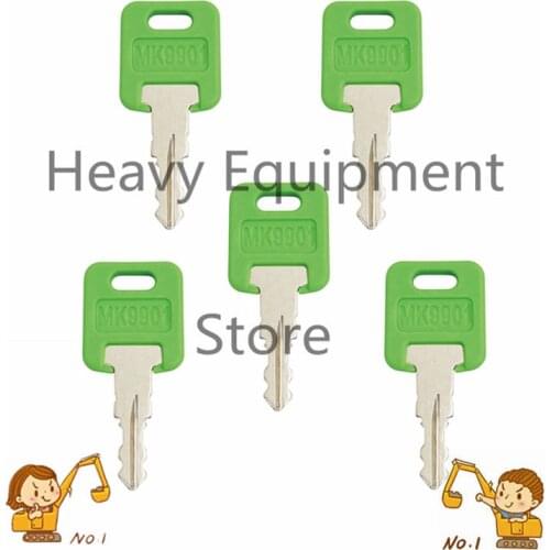 5PCS RV MK9901 Fits FIC code 9901- M / 6601 New Style Rv-Motorhome-Master Green Key