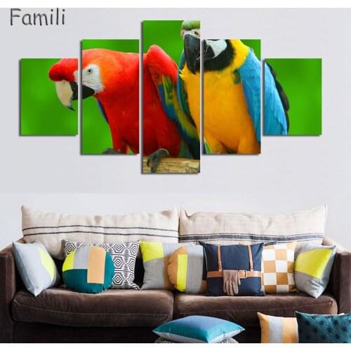 5Piece Branch of Birds Decoration Painting Home Decor On Canvas Modern Wall Art Canvas Print Poster Canvas Painting