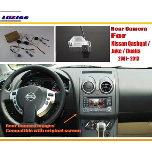 Liislee Rear View Camera / Back Up Reverse Camera Sets For Nissan Qashqai / Juke / Dualis 2007~2013 / Original Screen Compatible