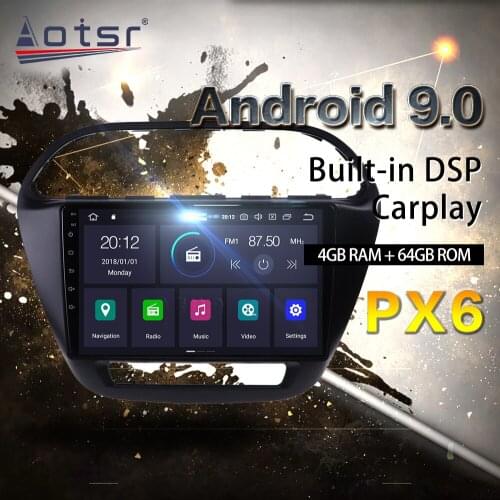 For TATA TIAGO 9 inch Car Multimedia Radio Player Stereo 2 din Android 9.0 build in DSP IPS Screen Audio GPS Navi WiFi head unit