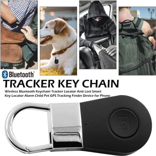 Wireless Bluetooth Keychain Tracker Locator Anti-lost Smart Key Locator Alarm Child Pet GPS Tracking Finder Device Phone