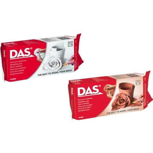DAS Air-Drying with Natural Pottery Clay No Baking Required the Gluten Free Smooth Textured Easy to Form Can Be Dyed