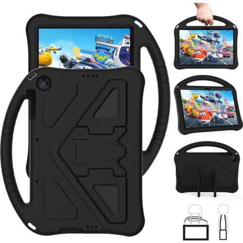 For tablet Lenovo Tab M 10 FHD Plus 10.3 2020 Case Kids cover shockproof EVA foam Hand-held for TB-X606F/TB-X606X with Kickstand