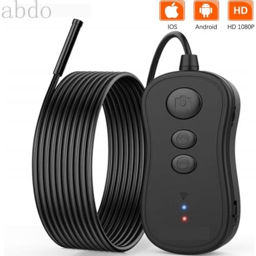 Endoscopy camera, WiFi, LED wireless borescope, snake-shaped hard wire, iPhone, Android and smartphone cameras, 5.5 mm