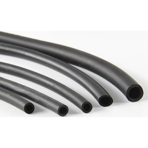 1 Meter 2mm-32mm Inside Dia Fluorine Rubber Fuel Tube Petrol Diesel Oil Line Hose Pipe Black Fluororubber Tubing