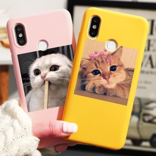 Silicone Cover For Xiaomi Mi Redmi Note 9S 9 10 8T 8 7 6 5 K20 K30 Pro Max S2 Lite SE CC9e CC9 Pocophone F1 Cute Cats Phone Case
