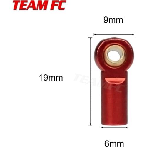 MEREPACCOR 10Pcs Metal M3 Link Tie Rod End Ball Joint for 1/10 RC Car Crawler AXIAL SCX10 D90 D110 Tamiya CC01