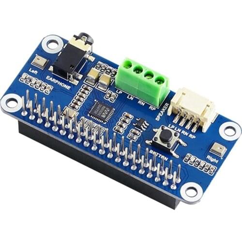 WM8960 Audio Module Expansion Board for Raspberry Pi 4/3B+,Stereo Codec Speaker with Small Speaker