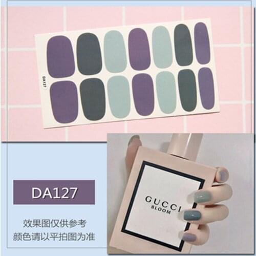 Nail Wraps cherry Patterns Mixed Size Full Cover 3D Nail Art Sticker Decorations