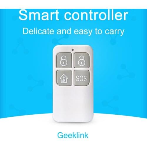 Geeklink Smart Remote Controller Smart Home Wireless Remote Control 433 MHZ GFSK SOS/Deployment/Garrison/Scene to Thinker Host