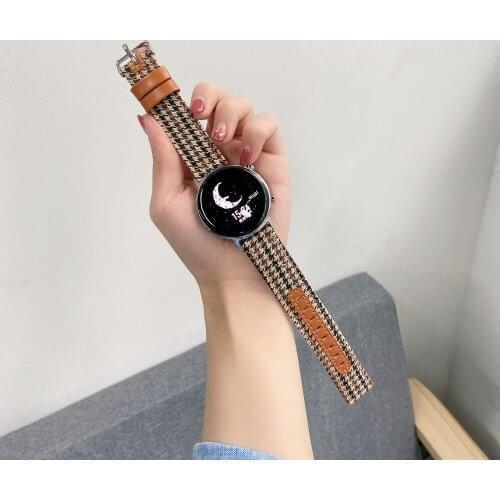 20mm 22mm For Samsung Gear S3 s2 sport Classic galaxy active 41mm 45mm Band huami amazfit gtr bip huawei watch gt 2 46mm strap