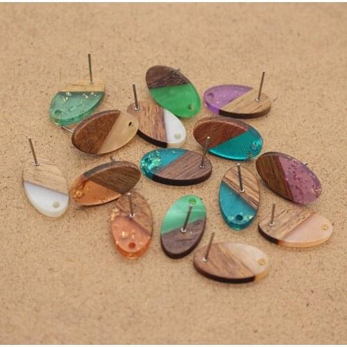 Random 1/2/3pairs 20x12mm Oval Earring Base Accessory Diy Eardrops Dangle Earrings Connector Findings Ear Jewelry Make