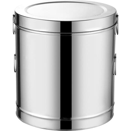 Thick stainless steel tea storage box sealed bucket jar for green tea dried food candy coffee matcha tea rice grain container