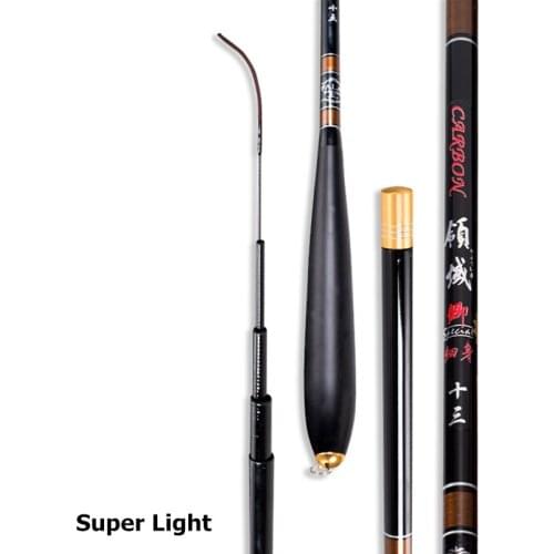 3.6-5.4m Fresh Water Ultra-light Fly Fishing Rod Stream Fishing Rod Super Light Fast Action Fly Rod Carbon Spinning Casting Pole