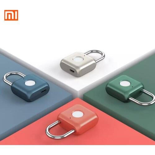 Xiaomi Youdian Smart Fingerprint Door Lock Padlock USB Charging Keyless Home Anti Theft Travel Luggage Drawer Safety Lock kitty