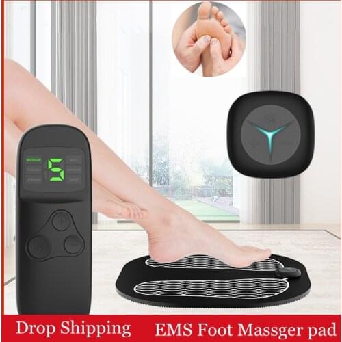 Ems Smart foot massage mat machine 6 modesWireless electric Health Care With remote control Relieve sore feet and relax muscles