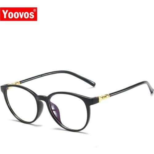 Yoovos 2021 Glasses Frame Women/Men Retro Plastic Eyeglasses Women Luxury Blue Light Okulary Men Vintage Classic Gafas De Hombre