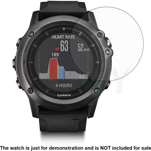 3x Clear LCD Screen Protector Guard Cover Film Skin for Garmin Fenix 3 HR Multi Sport GPS Watch Accessories