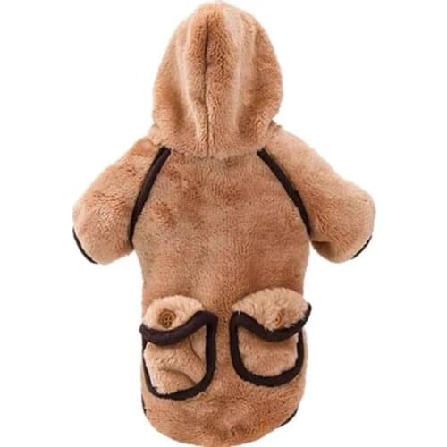 Winter Dog Coats For Small Dogs Clothes Pet Outfit Hooded Garment Pomeranian Maltese York Poodle Schnauzer Clothing Dog Costume