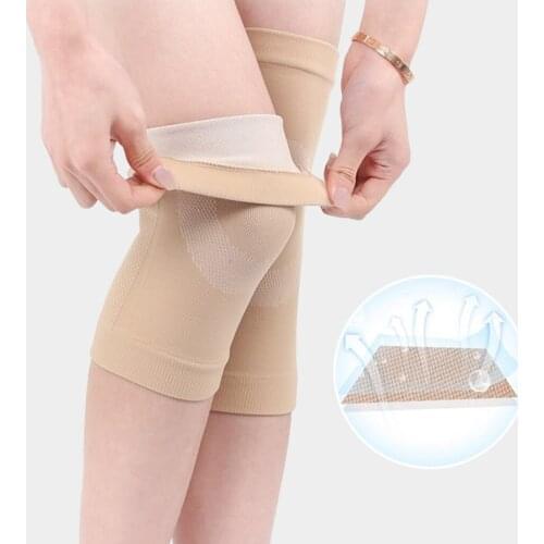 Women Men Summer Thin Knee Support Sleeves Socks Decompression Air Conditioner Sport Exercise Warm Joint Yoga Dancer Kneecap
