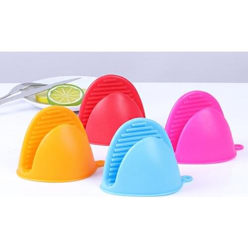 1pc Household Bowl Oven Microwave Oven High Quality Kitchen Baking Silica Gel Heat Insulation Clip Anti Scalding Non Slip Glove