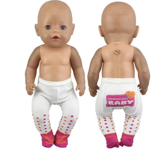 New 1pcs Socks Wear For 43cm Baby Reborn Dolls Dolls Clothes and Accessories