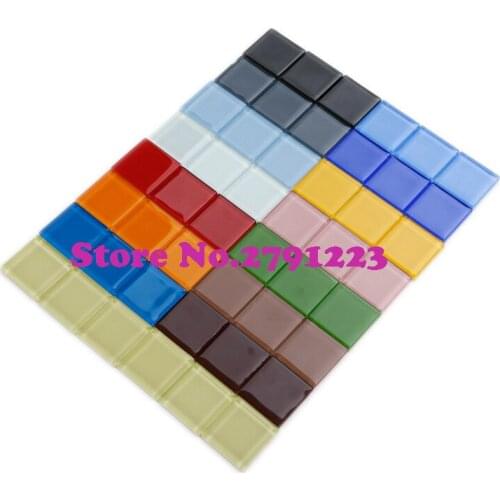 100pcs Crystal glass creative art mosaic DIY material parent-child hand-made scattered particles 2.5CM