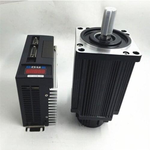 380V 1.2KW AC Servo Motor Drive NEMA42 4NM 1200W 3000R/Min CNC constant torque MODbus communication RS485 RS232 w/2Year Warranty