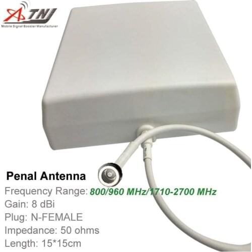Top Quality+ High Gain 7dbi , ATNJ 800-2500mhz Outdoor Penal Antenna for 2G 3G 4G Signal Booster