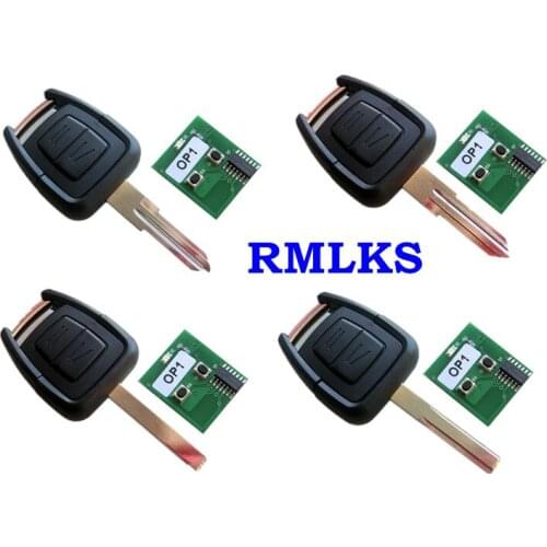 RMLKS 433Mhz Remote key For Vauxhall For Opel Astra Vectra Zafira HU43 HU100 YM28 HU46 Blade Transponder Chip ID40