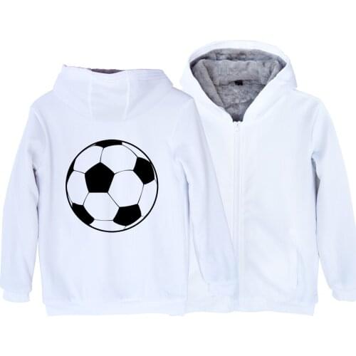 Basketball Sport Woman Girl Parkas Full Zip Coat Plus Velvet Autumn Winter Couple Clothes ZIIART