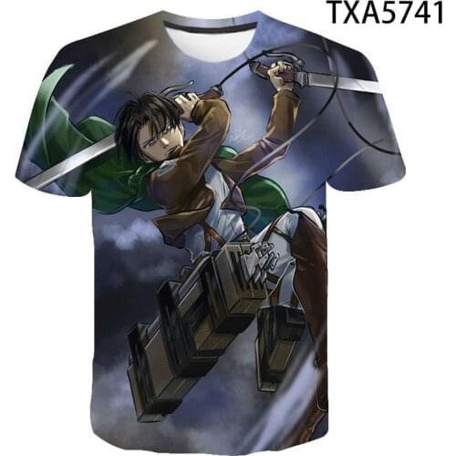 New Summer Attack On Titan 3D Printed T Shirts Casual Men Women Children Fashion Short Sleeve Boy Girl Kids Interesting Tops