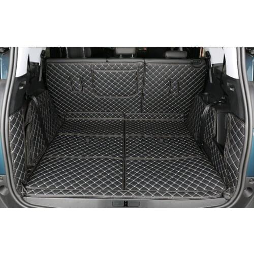 Good quality! Special car trunk mats for Peugeot 5008 7 seats 2022-2017 waterproof boot carpets cargo liner mats,Free shipping
