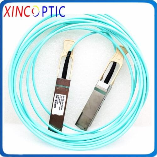 100Gbps QSFP28 to QSFP28 20M AOC MPO SFP Module OM3 Cable,20m (66ft) Dell (DE) AOC-QSFP28-100G-20M Compatible 100G QSFP28 Cable