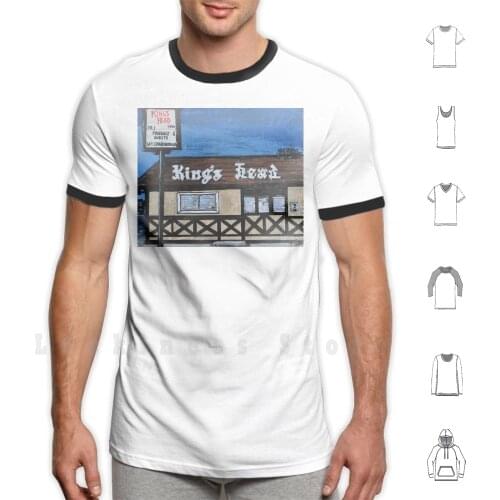 Kings Head Inn R.i.p. T Shirt Print 100% Cotton New Cool Tee Rock And Roll Old School Rock Norfolk Punk